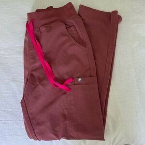 Figs Mauve Scrub Pants